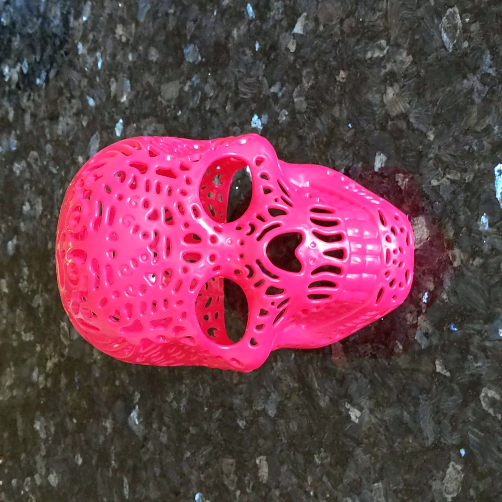Hot Pink Skull decoration
